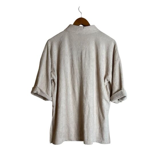 NWT! Nasty gal ribbed 2 piece towel set in stone - Picture 11 of 12